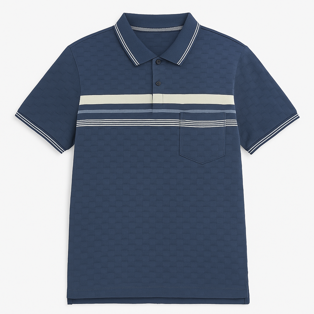 Black Italia Crest Polo T-Shirt