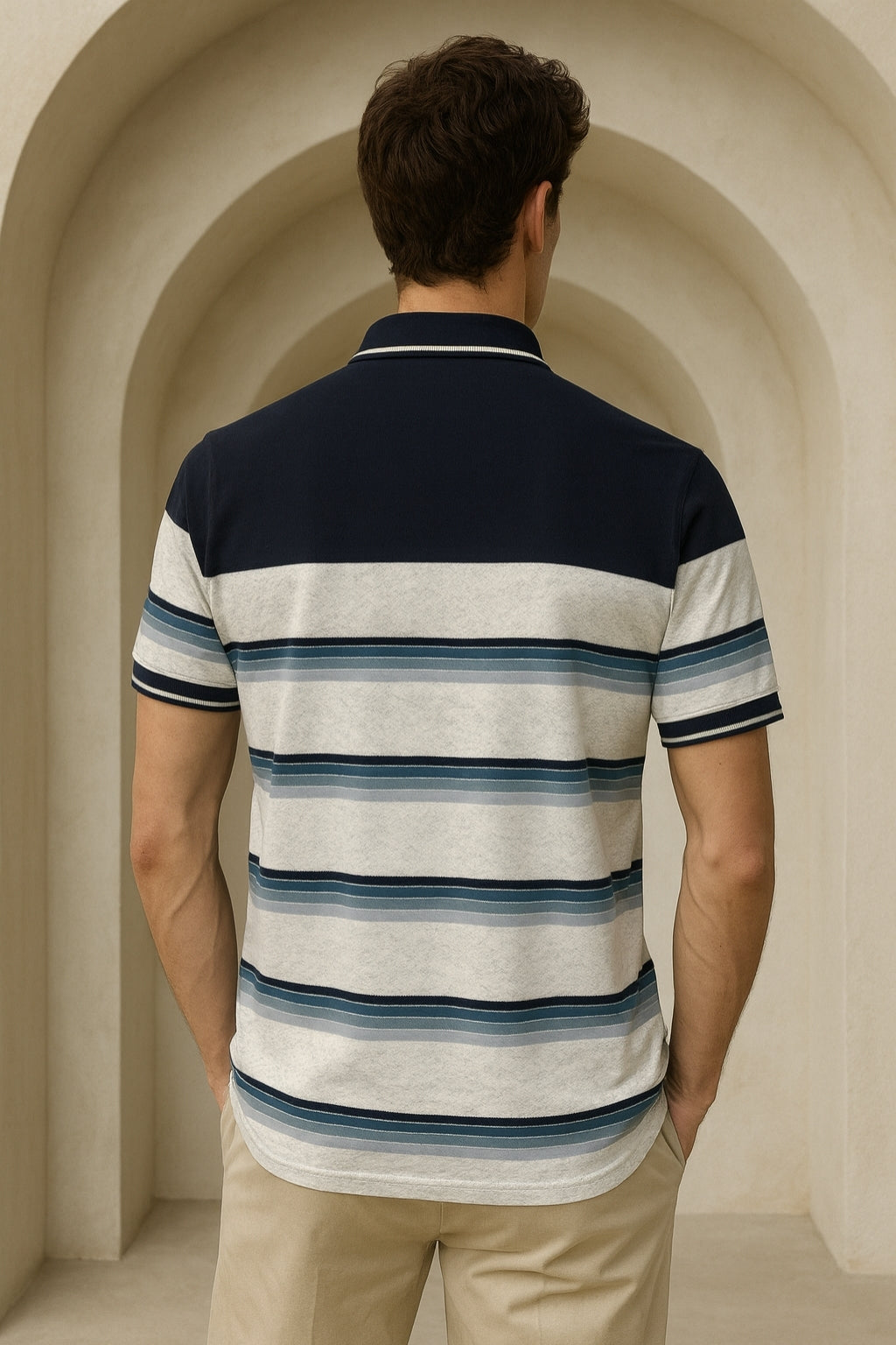 Striped Polo Shirt