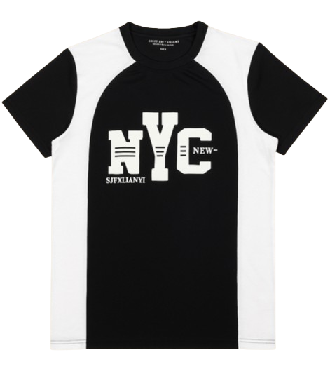Men’s Navy & White NYC Graphic Raglan T-Shirt