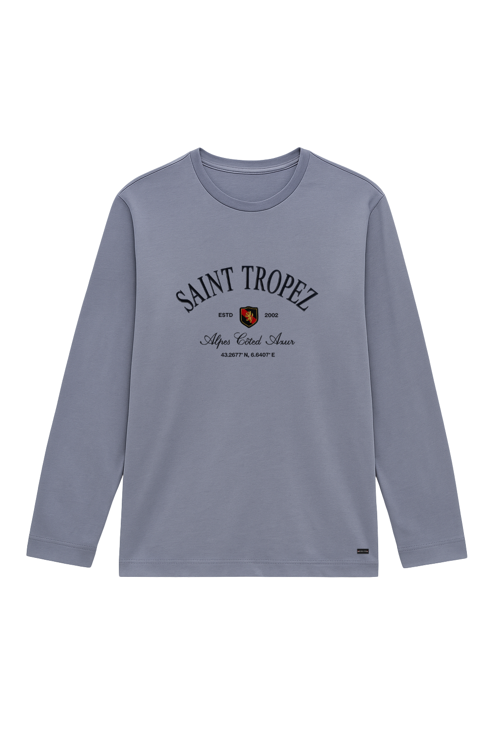 Saint Tropez Printed Beige Full-Sleeve T-Shirt