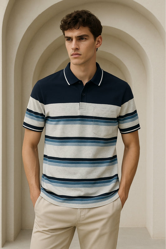Striped Polo Shirt