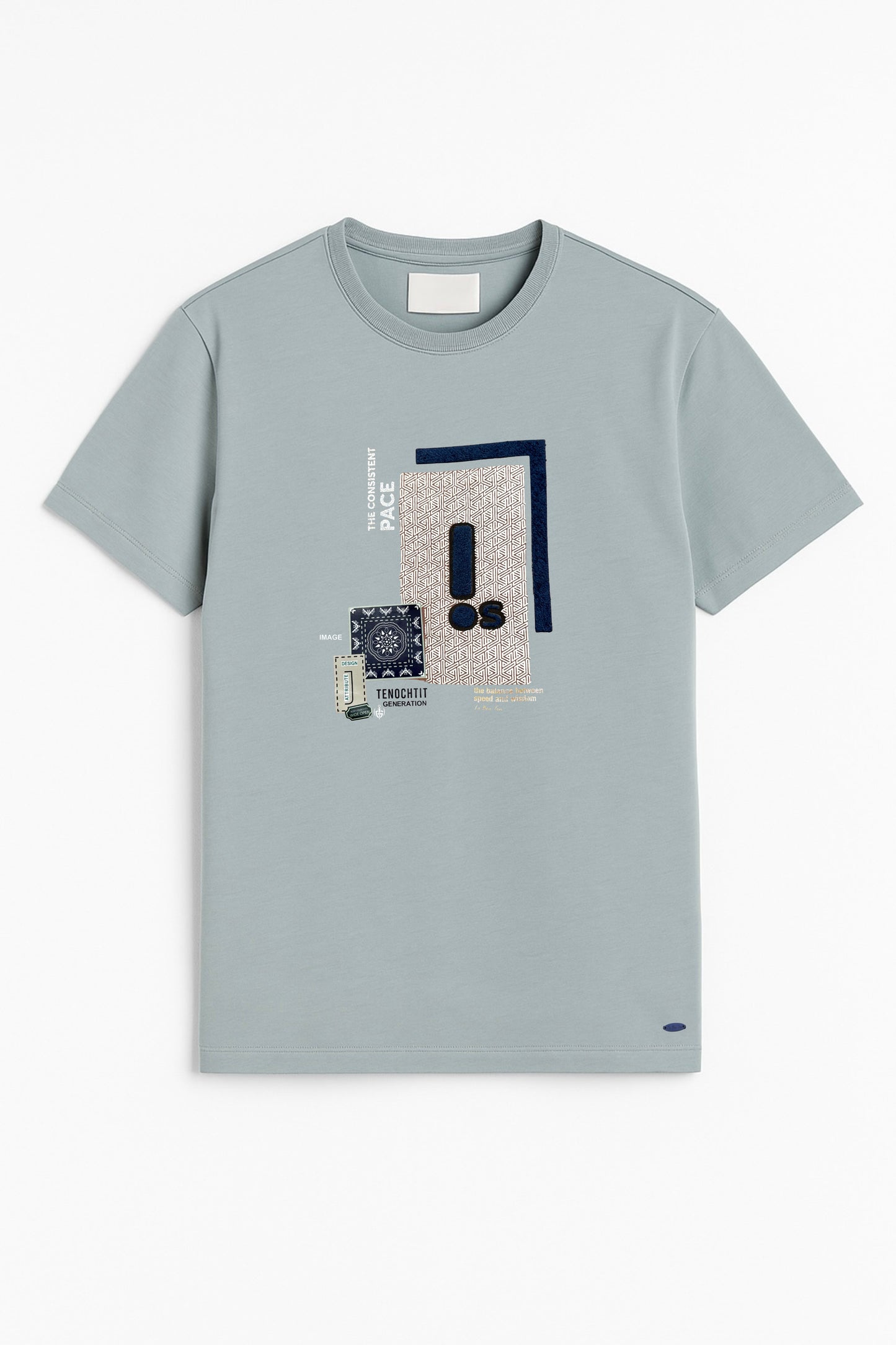 Dusty Rose Graphic Cotton Tee