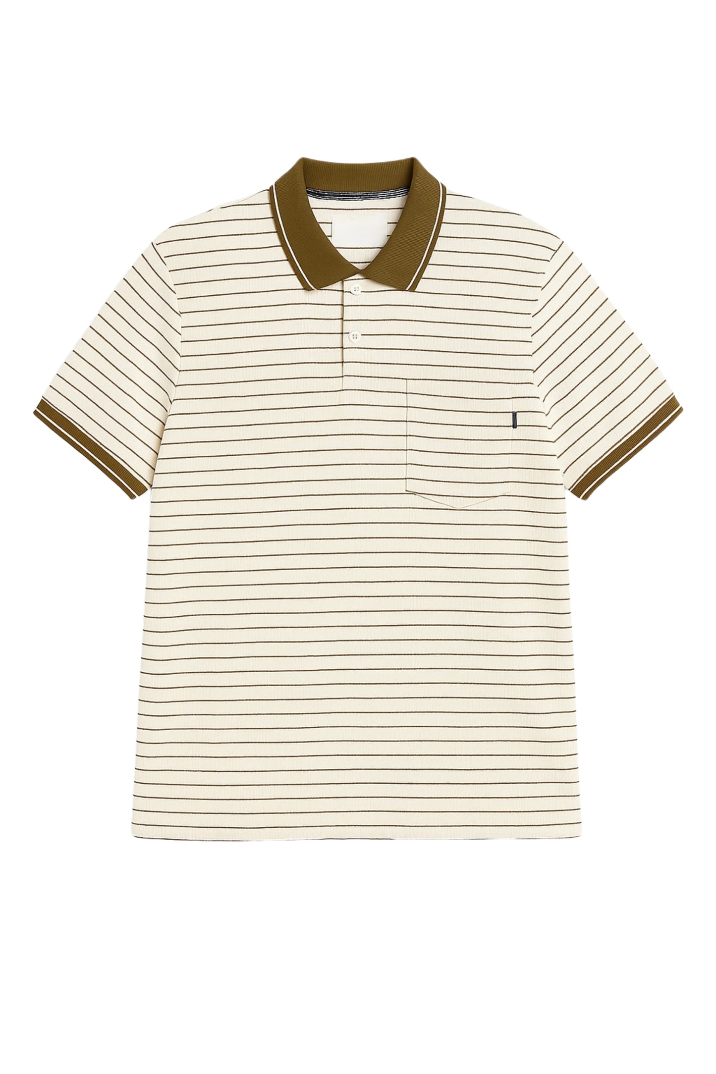 Men Striped Polo T-Shirt