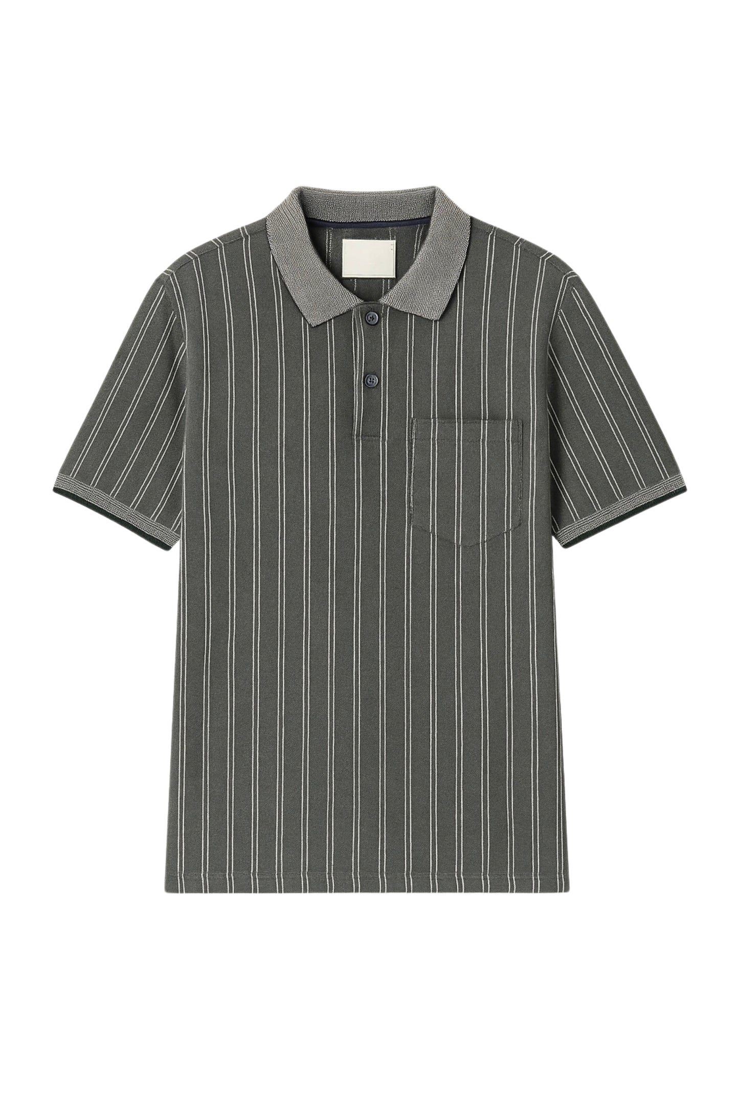 Vertical Stripe Polo