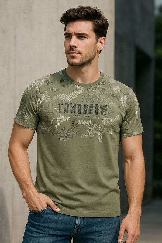 Tomorrow Camo Graphic Tee