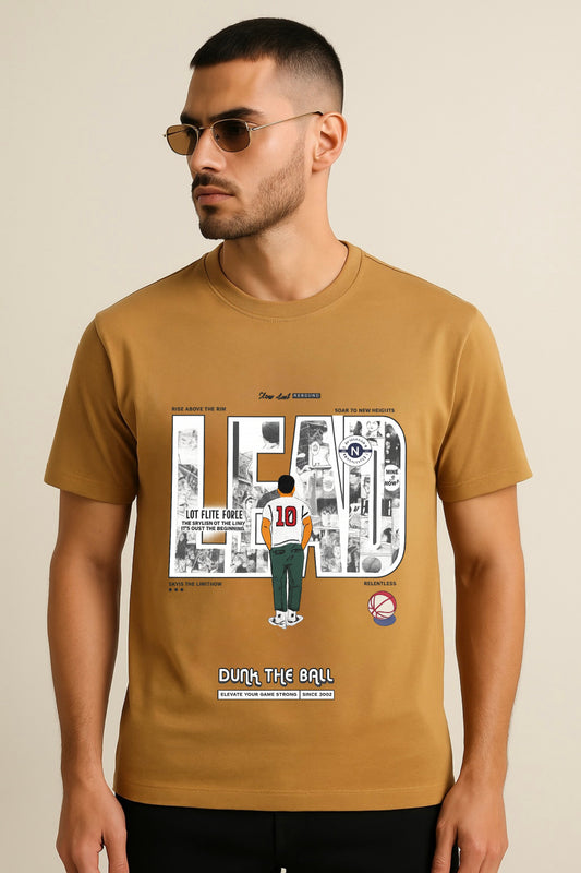 brown Lead Graphic T-Shirt